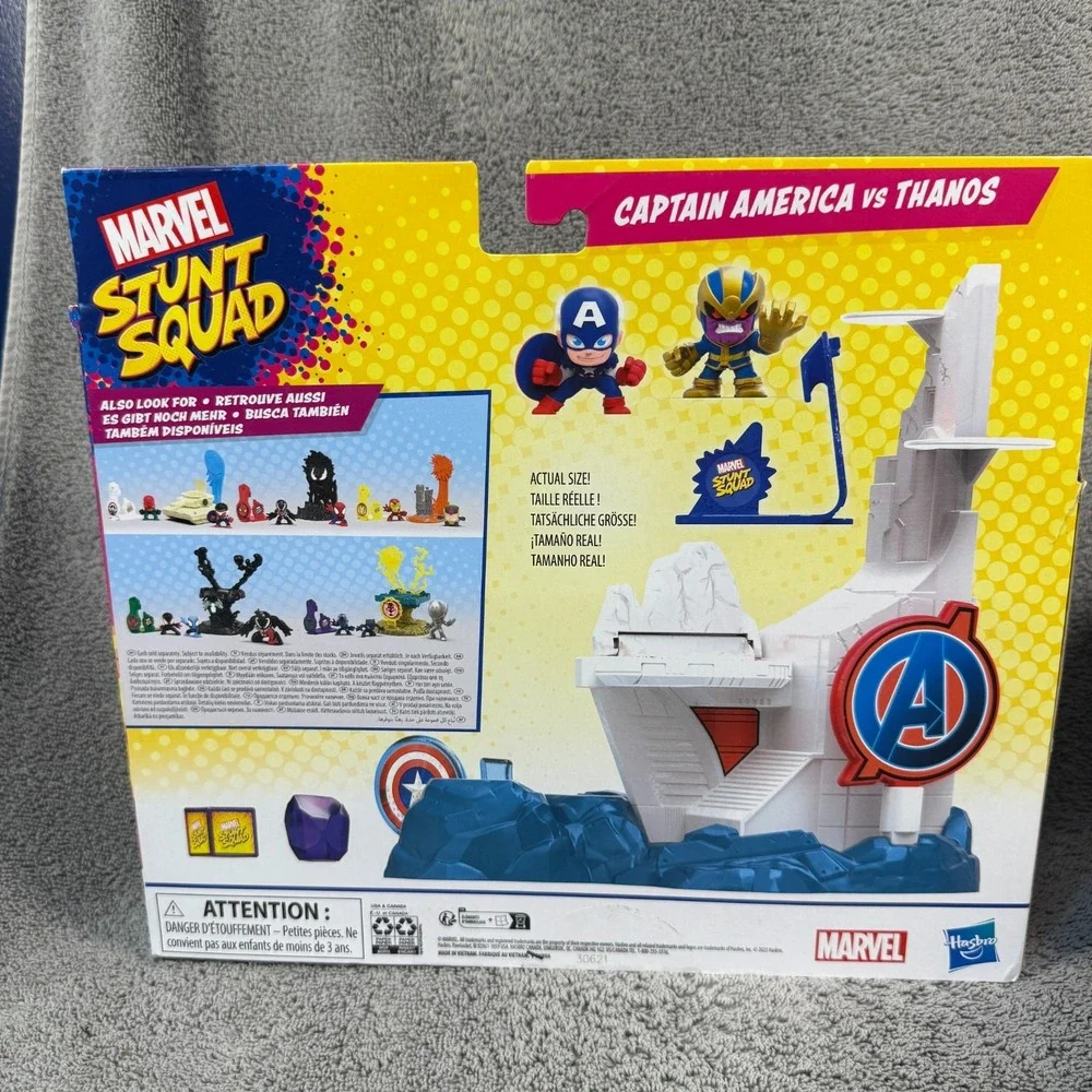Marvel Stunt‎ Squad: Captain America vs Thanos Tower Smash Playset Sealed